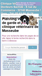 Mobile Screenshot of clinique-veterinaire-sachde.fr